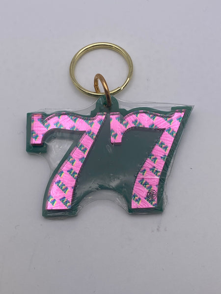 Alpha Kappa Alpha - Line Number Keychain #77