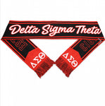 Delta Sigma Theta -  Scarf (Red/Black)