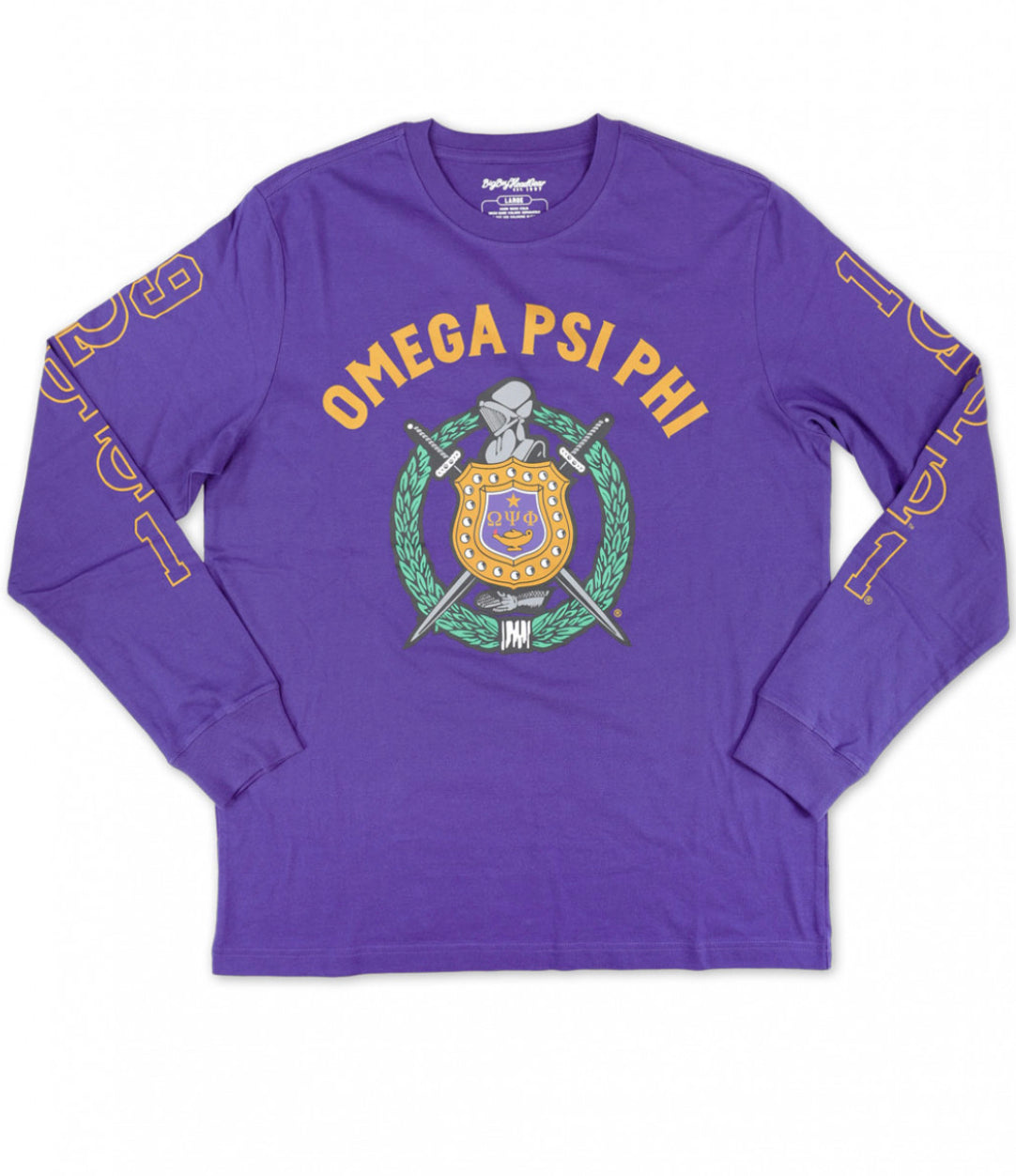 Omega Psi Phi - (Printed) Long Sleeve Tee
