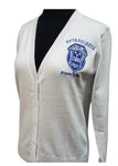 Zeta Phi Beta - Classic Cardigan (White)