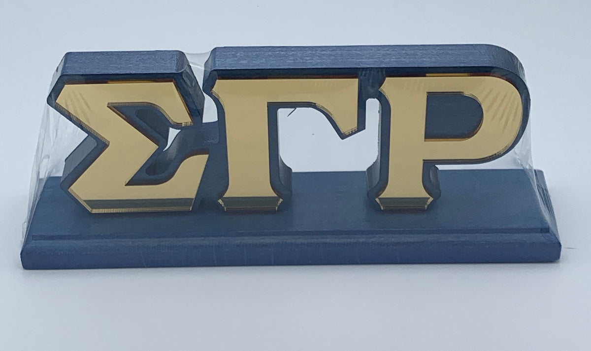 Sigma Gamma Rho - Colored Desktop Letter Set 11" x 4.5"