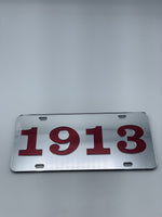Delta Sigma Theta - 1913 Mirror License Plate