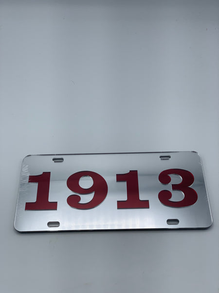 Delta Sigma Theta - 1913 Mirror License Plate