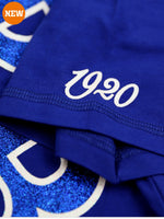 Zeta Phi Beta - V-neck Tee (Blue)