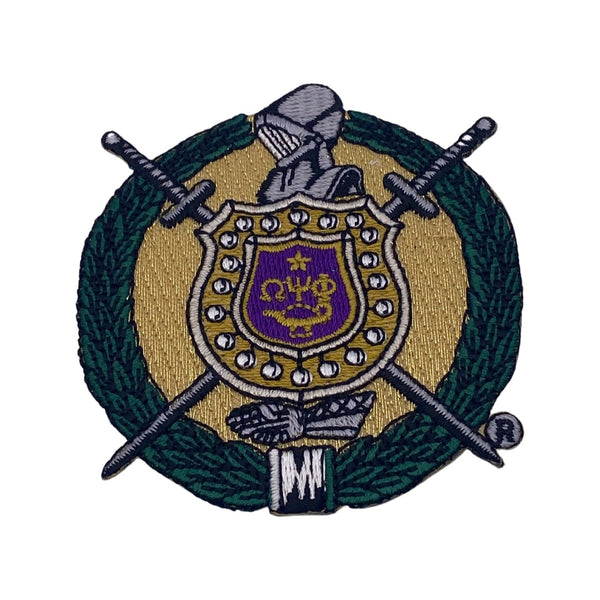 Omega Psi Phi - 3” Shield (Iron on) Patch