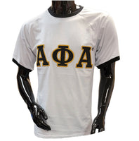 Alpha Phi Alpha - Ringer Tee (White)