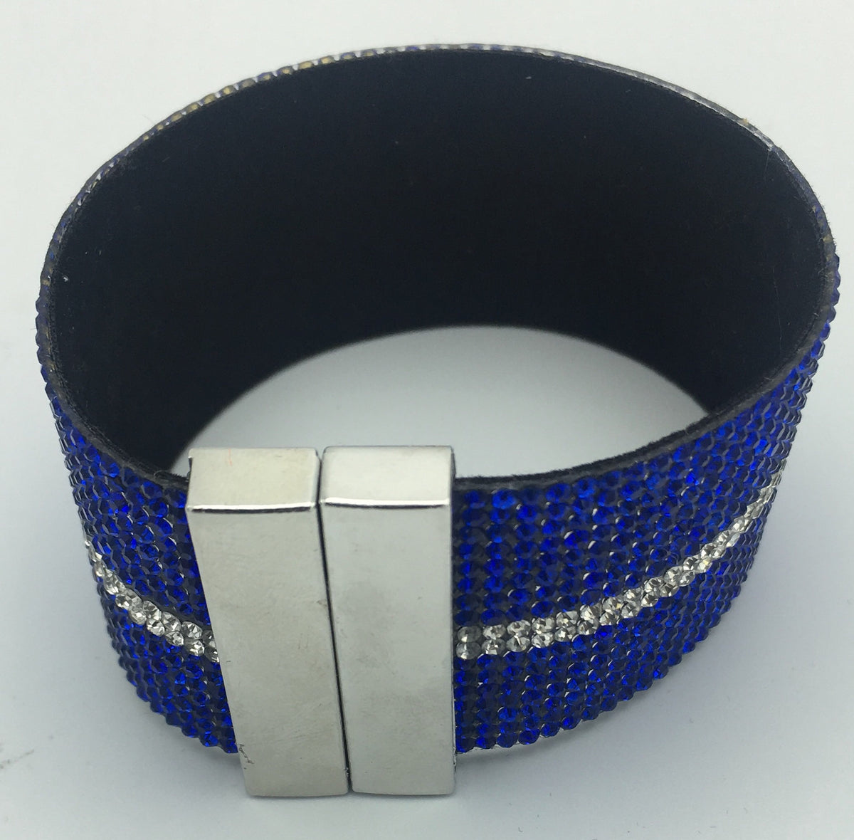 Order of The Eastern Star - Blue Bling Bracelet w/Magnetic Closers