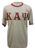 Kappa Alpha Phi - Cream Ringer Tee
