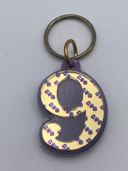 Omega Psi Phi - Line Number Keychain #9