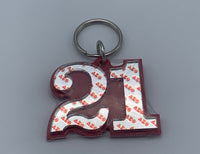 Delta Sigma Theta - Line Number Keychain #21