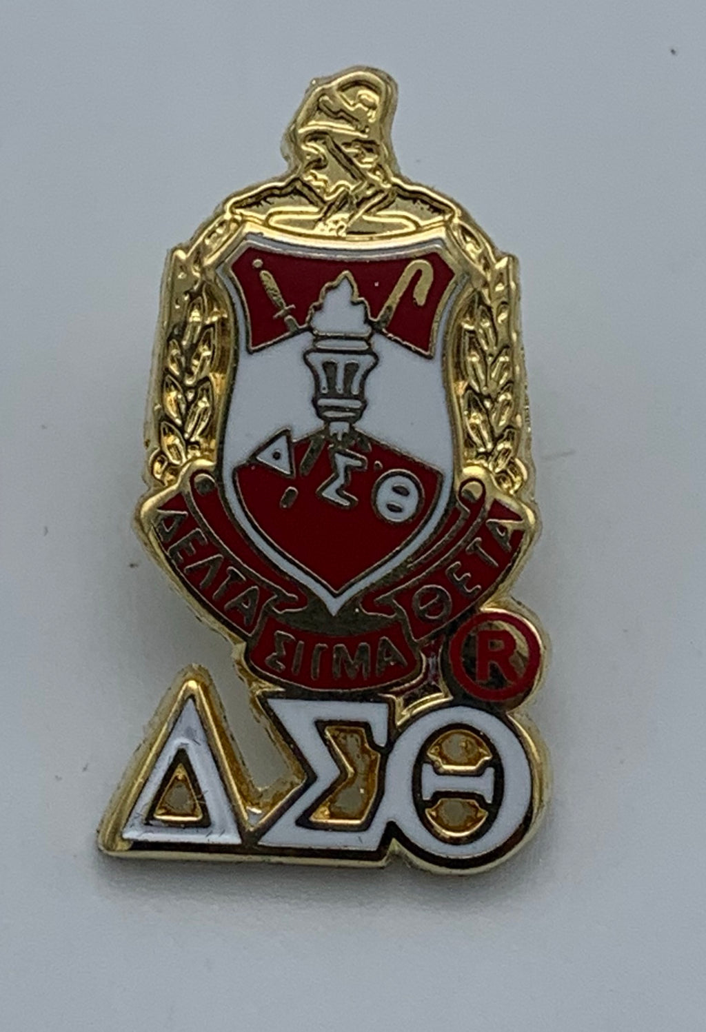Delta Sigma Theta - Shield w/Letters Lapel Pin
