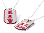 Kappa Alpha Psi - Dog Tag Necklace w/Epoxy Coating